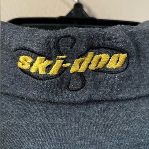 Skidoo gray turtleneck with Ski-doo logo on neck. Vintage. Women’s Size XL